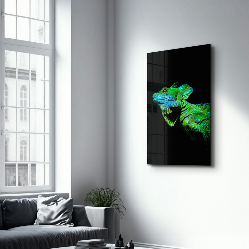 Peinture décorative en verre trempé