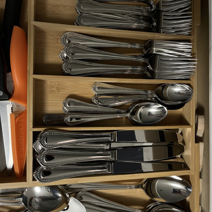 Mikasa Regent Bead Stainless Steel Teaspoon - 18/10 Quality 6.5 Inch Length