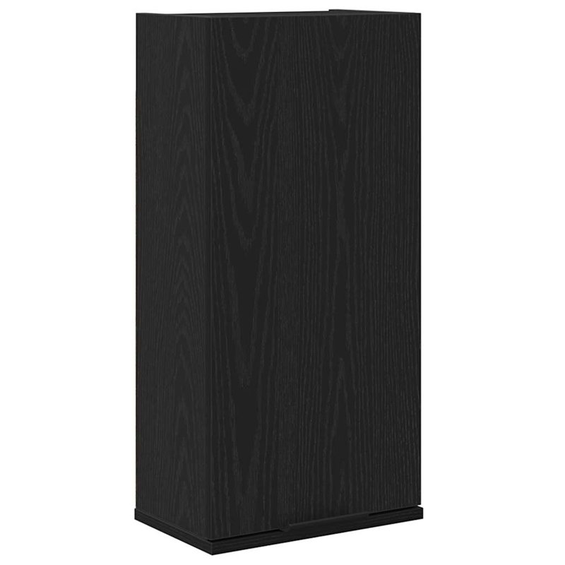 Jiahao Bathroom Cabinet, Black Oak