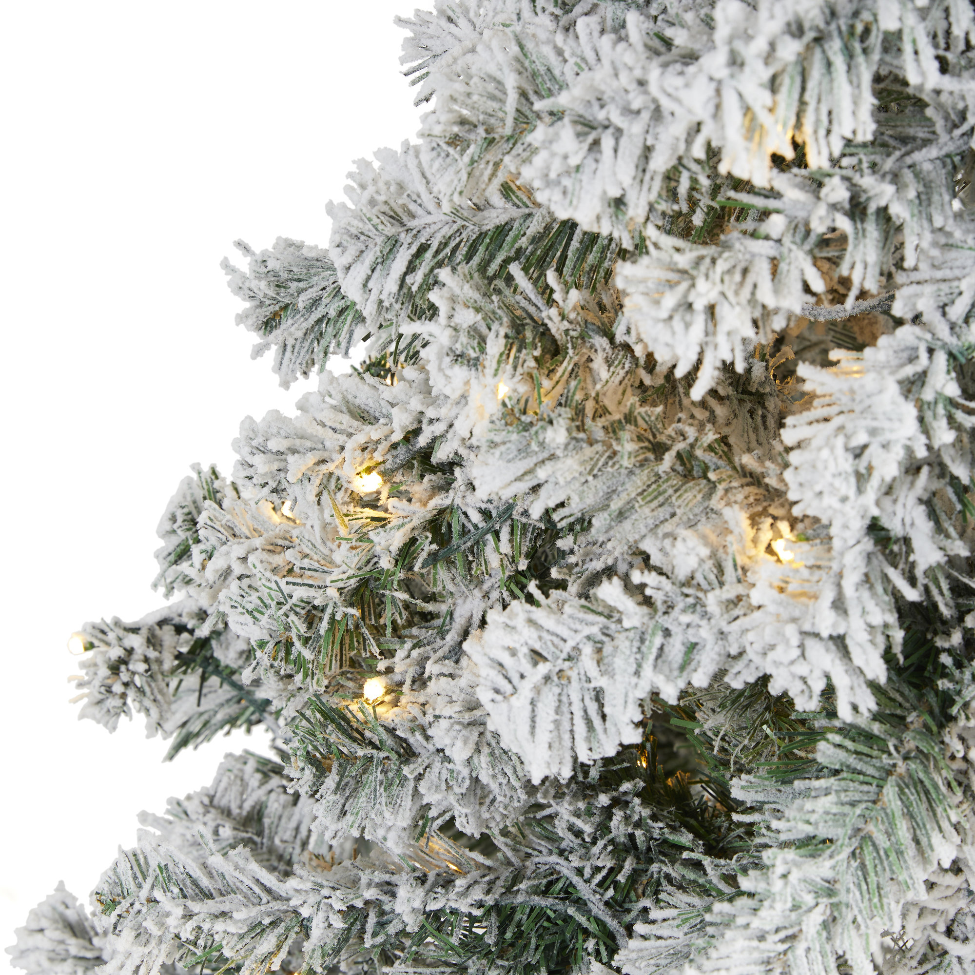 Lighted Artificial Spruce Christmas Tree, 6' H