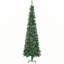 Arbre de Noël artificiel 7,5 pi, aiguilles de pin fines avec branches réalistes, pommes de pin, base en métal, vert
