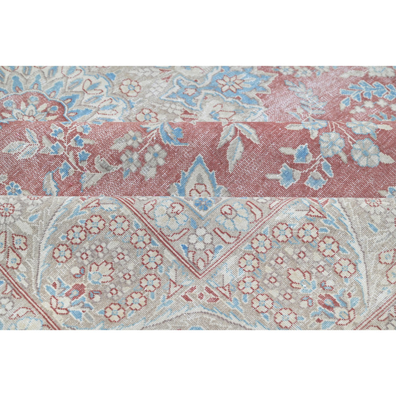 Hand Knotted Wool Area Rug in Camel