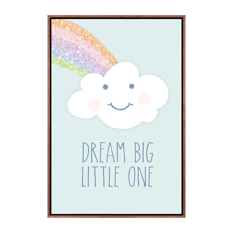 Art de rêve big little, H 26 po x l 18 po x P 1,5 po, Toile avec cadre en bois classique