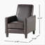 Fauteuil inclinable à dossier inclinable élégant