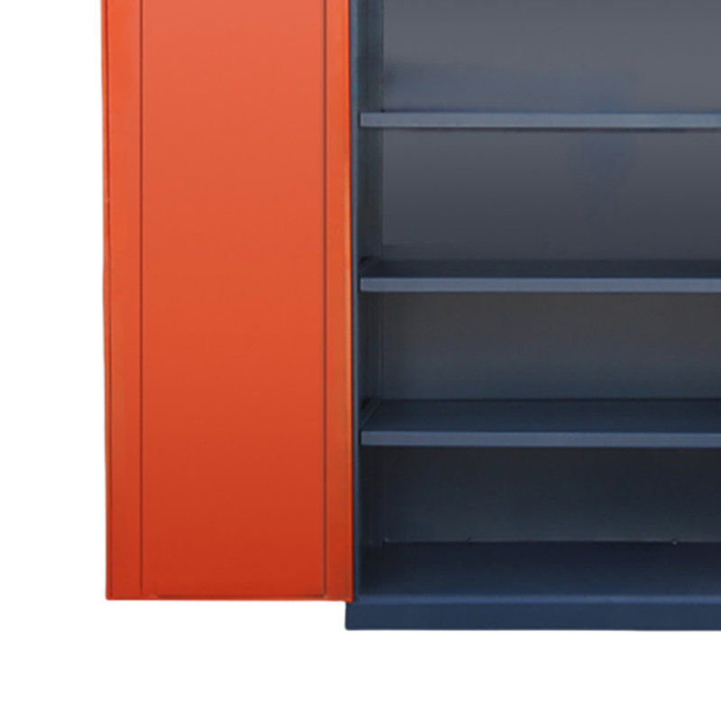 Casiers de garage multifonctionnels à grande capacité, Orange / noir
