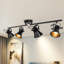 Luminaire sur rail 37 po avec 4 lumières réglables