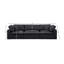 Canapé modulaire en lin de 119 po Hisamuddin-87149690