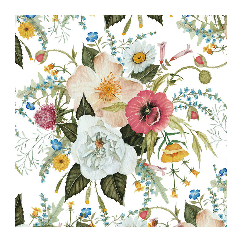 Newhaven Flowers Botanical Bouquetwork Wallpaper, 360 x 250cm