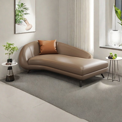 Ergonomically designed Napa leather recliner