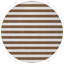 Tapis d'intérieur rond 8 po