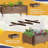 Raised Garden Bed with 8 Grow Grids, Wooden Outdoor Plant Box Stand with Folding Side Table and Wheels for Versatile Gardening
