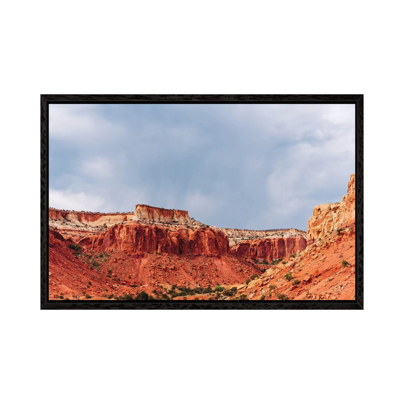 Abiquiu III by Bethany Young - Print on Canvas, Black Framed, 45.72cm H x 66.04cm W x 3.81cm D