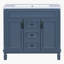 Meuble-lavabo simple l 36 po x P 18 po x H 34 po-97769813