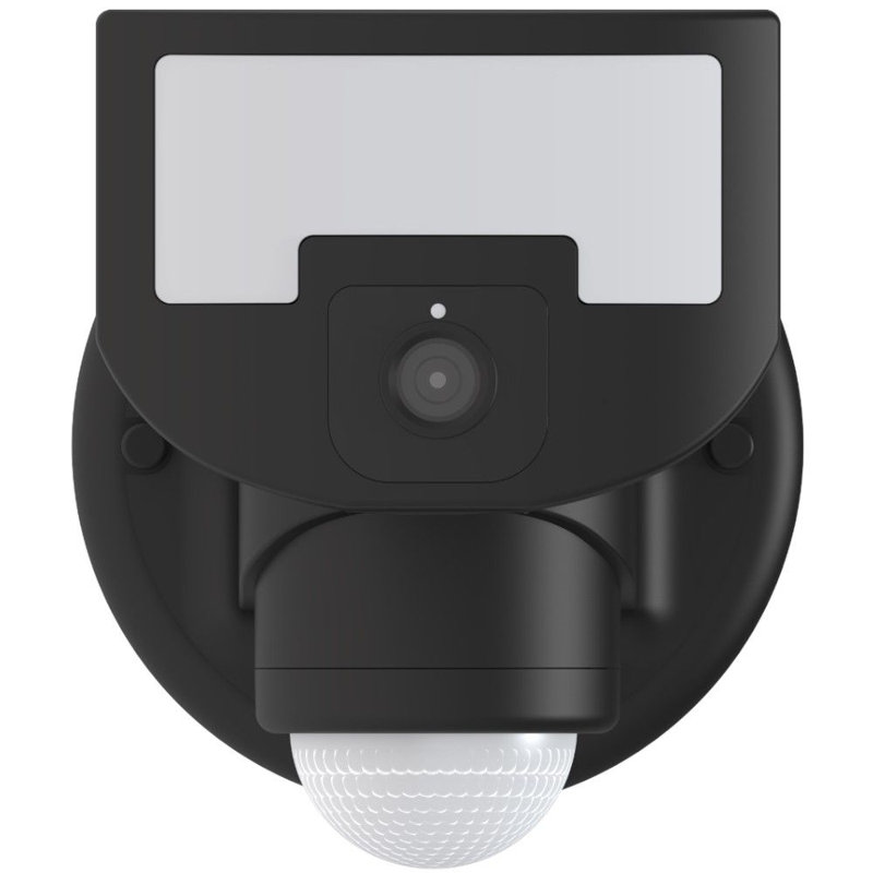 Smart 1 - Head LED Hardwired Dusk to Dawn Outdoor Security Flood Light with Motion Sensor, Black