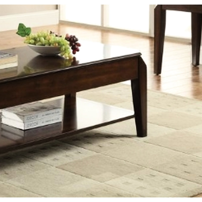 Walnut Coffee Table With Lift Function - & Elegant Walnut Finish Rectangular Feature Fashionable Practical