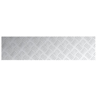 Silver Aluminium Stair Treads Rectangular
