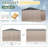 Outdoor Metal Shed Storage with Updated Frame Structure and Lockable Doors-101509807