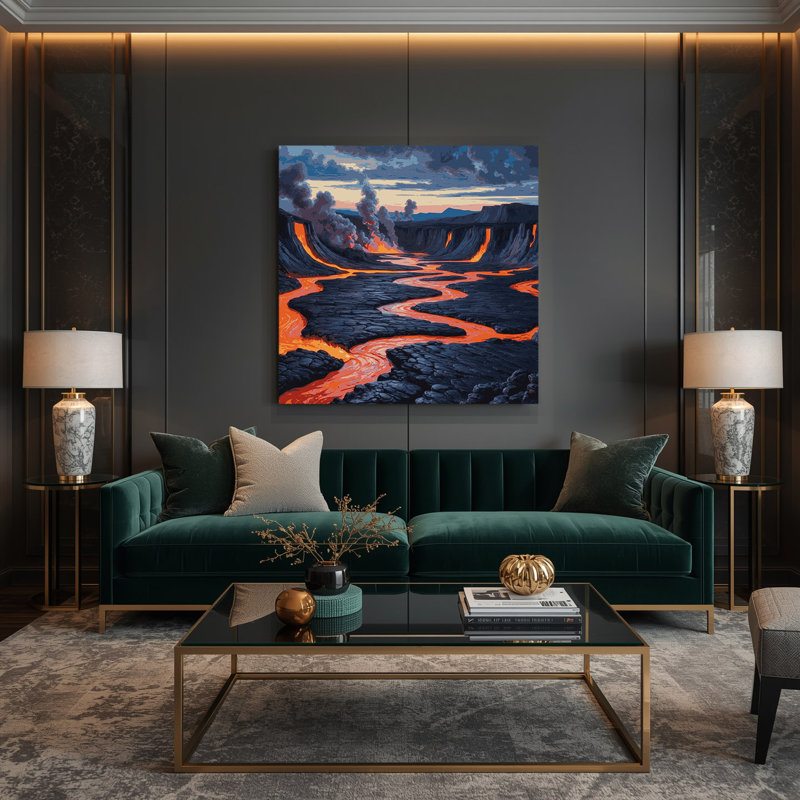 Art mural sur toile gris Sci Fi, H 12 po x l 12 po