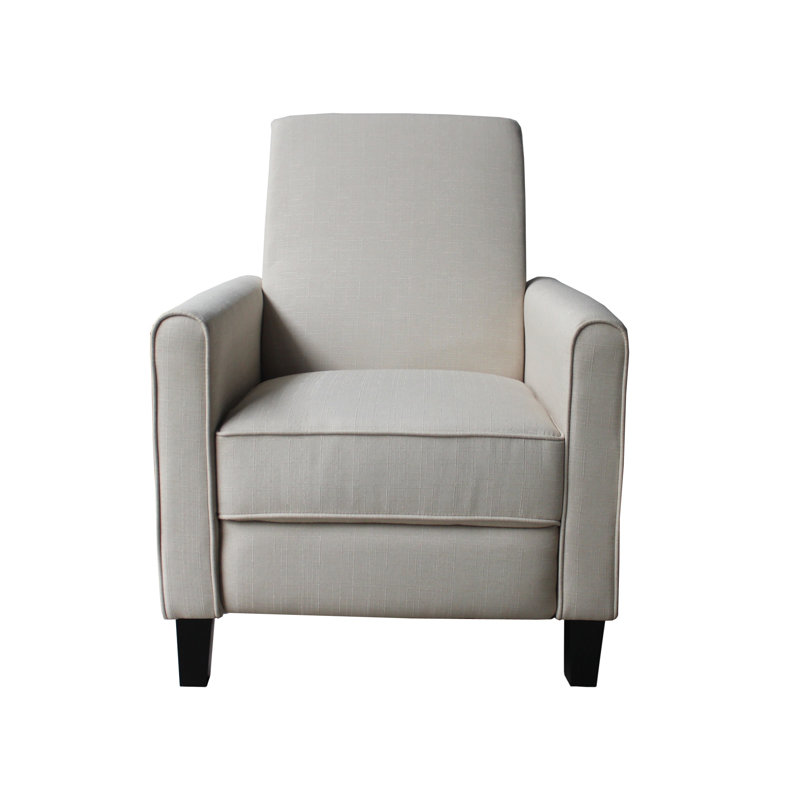 Fauteuil inclinable manuel de 29,5 po Karalina, Beige clair