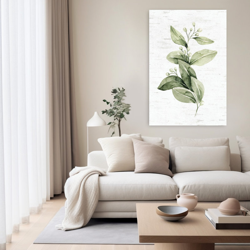 Leafy Retreat 5, art naturel contemporain, H 60 po x l 40 po