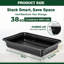 38oz Meal Prep Containers Reusable 1 Compartment Food Storage Pack Of 30