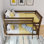 Lit superposé simple au-dessus de simple en bois massif avec échelle intégrée de 42,5 po Johann
