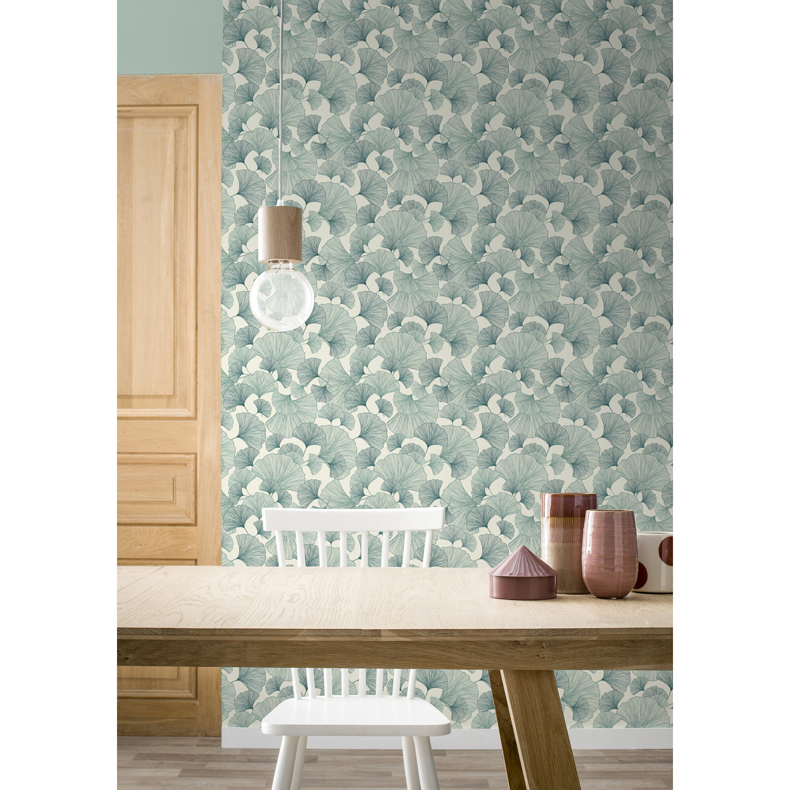 Evia Floral Roll, Blue