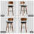 Ikhlas Swivel Bar Stool-502667047-502667046-494771395