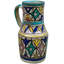 Vase de table intérieur / extérieur bleu / turquoise 7,75 po