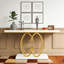 Table d'appoint moderne à console étroite pour couloir