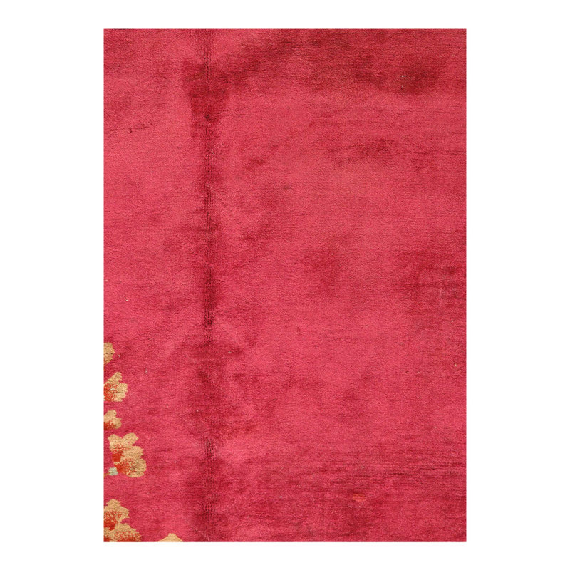 Antique Chiness Art Deco One-of-a-Kind 8'9" X 11'3" Area Rug