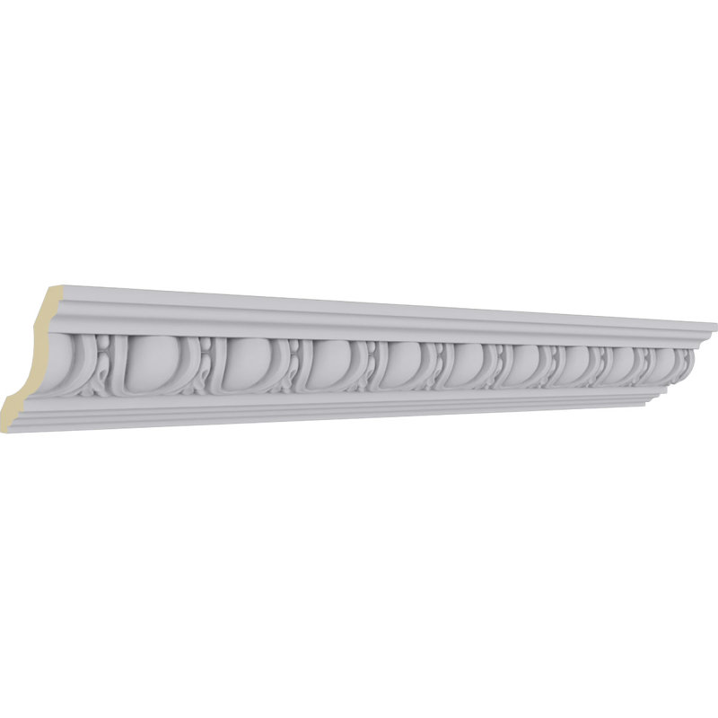 Primed Polyurethane Egg & Dart Crown Moulding 94.5"