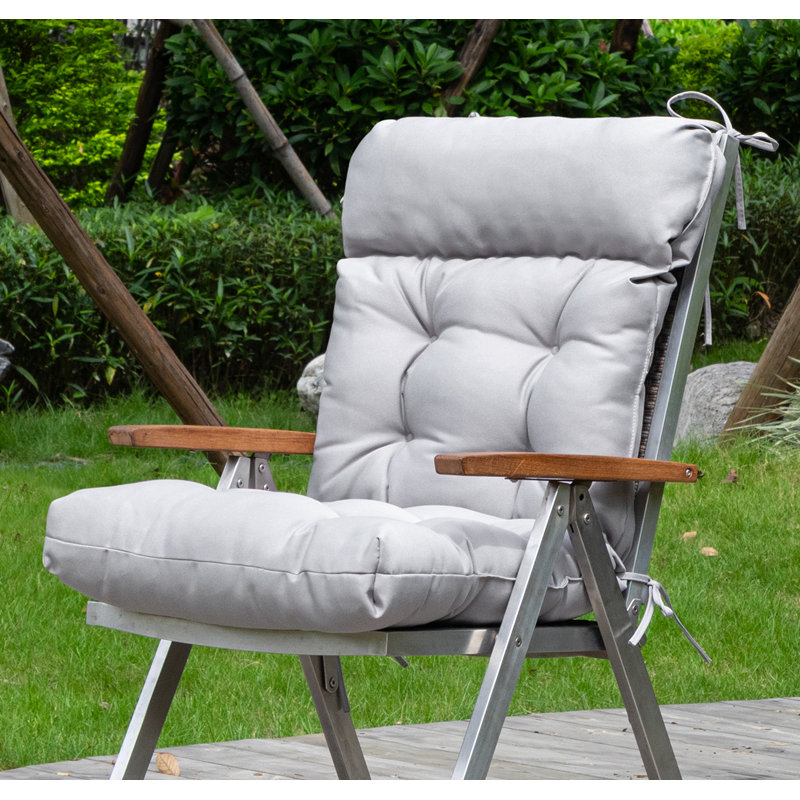 Cassella Outdoor 4'' Seat Cushion, Grey