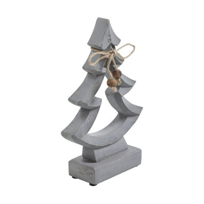 Arbre en bois gris Jinglewood 9 x 6 x 2