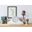 Horloge de table blanche