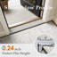 Tapis d'entrée gris 2X3