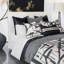 Zelda Charcoal Acrylic Reversible Duet Cover Set-65004897