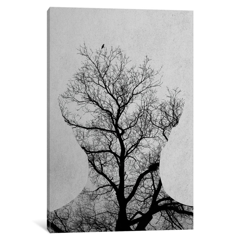 Arbre de vie par Andreas Lie - reproduction de photo, H 18 po x l 12 po x P 1,5 po, Toile