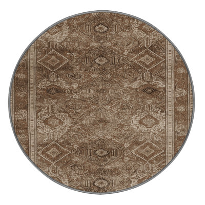 Machine Washable Persian Gray Area Rug