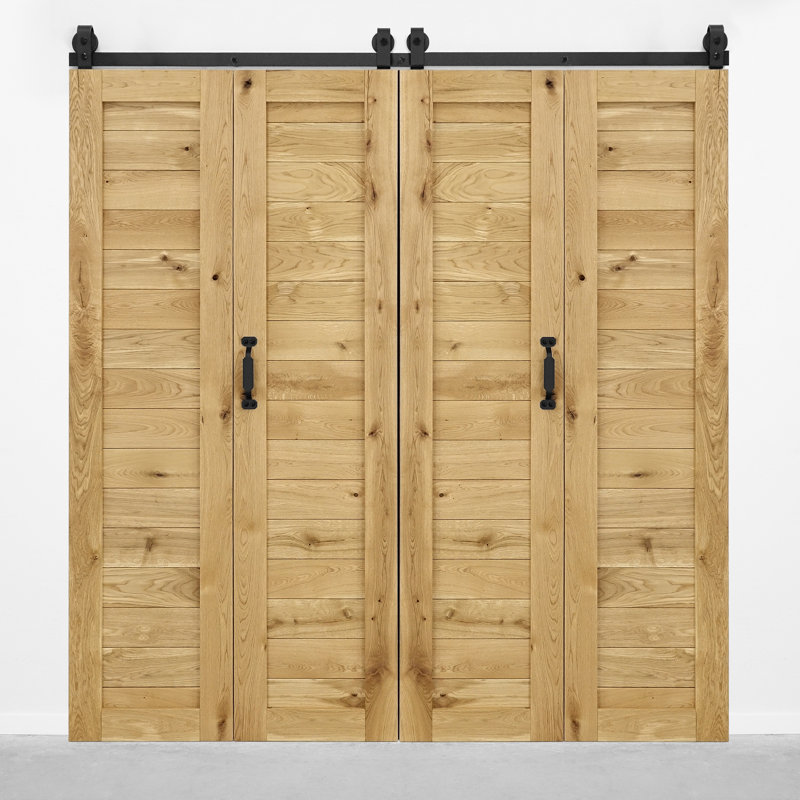 Solid Oak Barn Door, Natural Oil