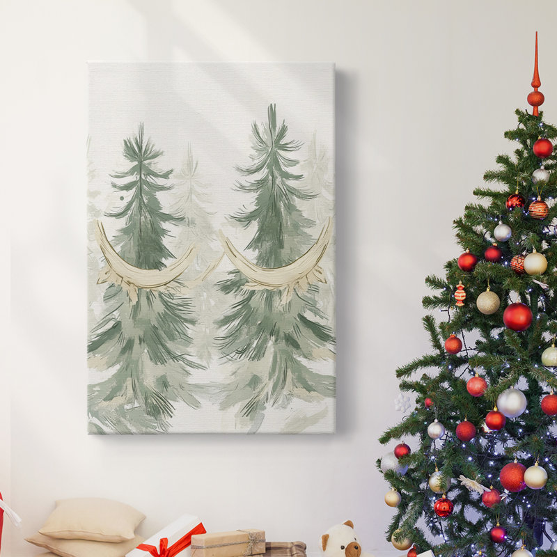 Art des Fêtes de Noël - Toile tendue avec châssis CDIV, H 60 po x l 40 po