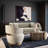 Upholstered Swivel Barrel Chair-870483098
