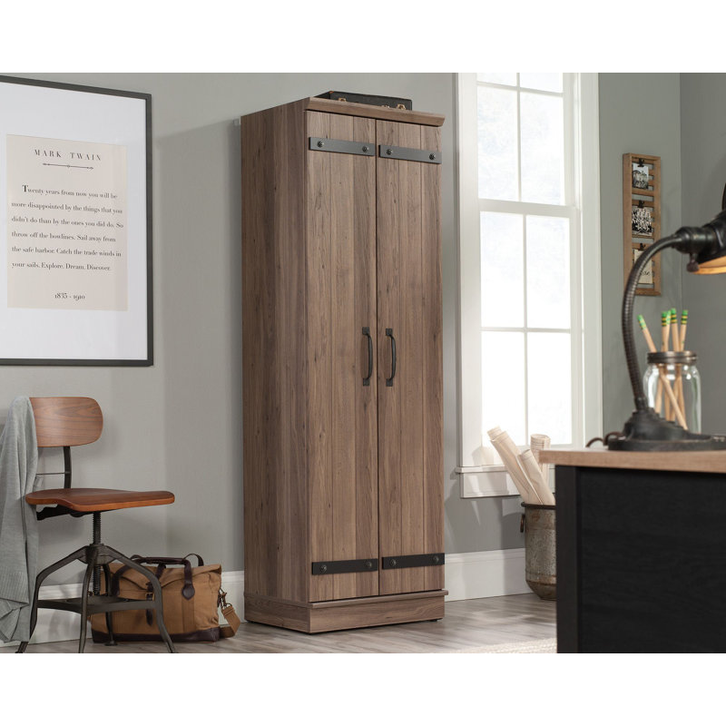 Armoire de rangement HomePlus Soa, Brun / noir