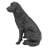 Black Labrador Retriever Dog Statue