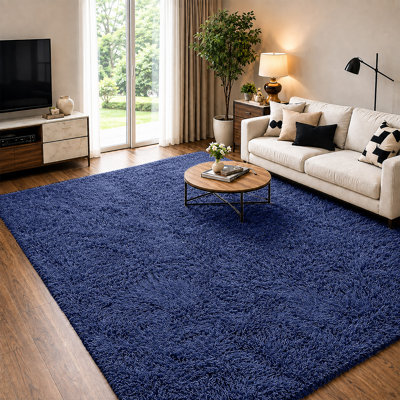 Soft Fluffy Living Room Large Area Rug