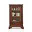 Vitrines en bois massif marron et verre