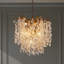 Lustre moderne 11 lumières 22 "avec branches en verre peint en laiton peint pour la salle à manger et le vestibule