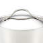 Anolon Nouvelle Copper Stainless Steel Sauté Pan with Lid and Helper Handle, 3-Quart, Silver