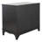 Contemporary Velasco 32'' W Nightstand – Bedroom Chest with 3 Pullout Drawers & Chic Quatrefoil Pull-36526337