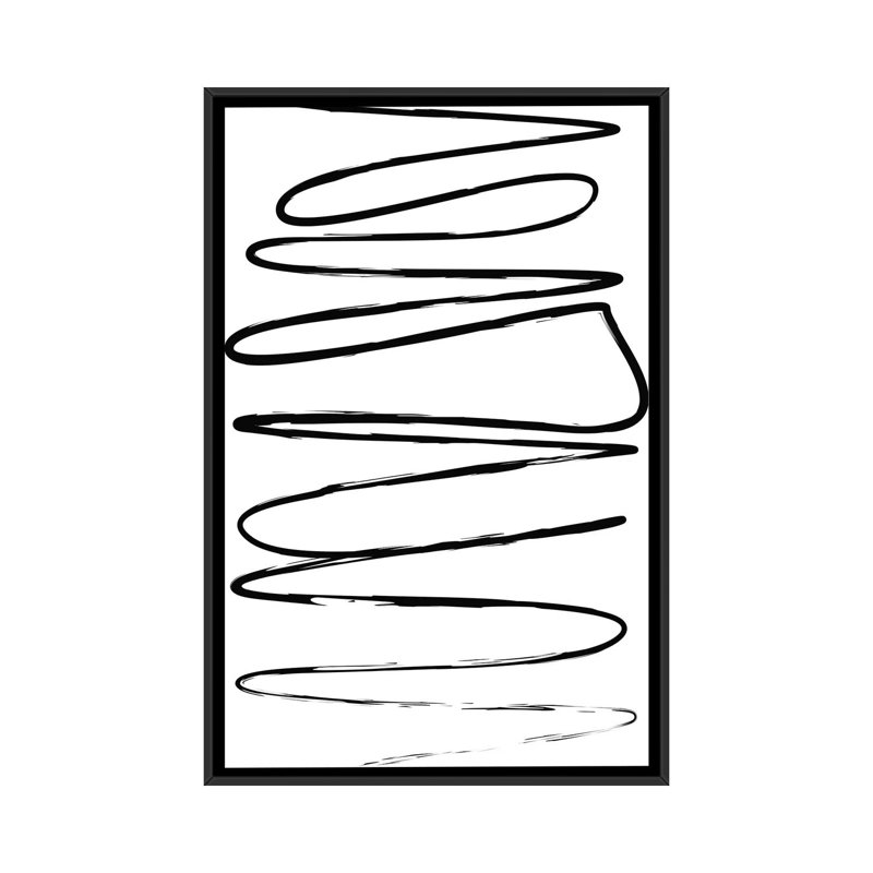 «Heaven», reproduction sur toile, H 26 po x l 18 po x P 1,5 po, Toile avec cadre noir